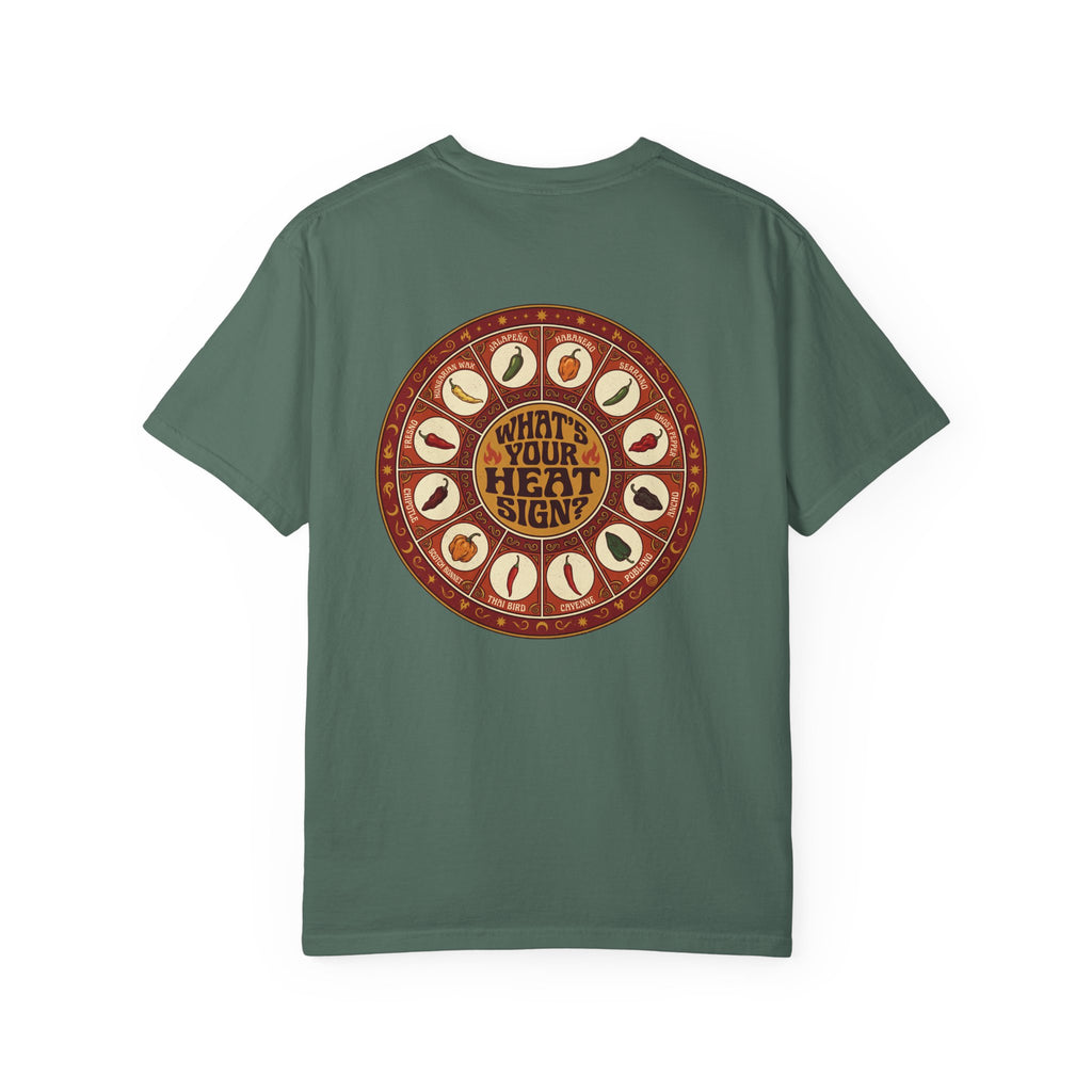 What's Your Heat Sign? T-Shirt | Pepper Zodiac Graphic Tee for Spice Lovers