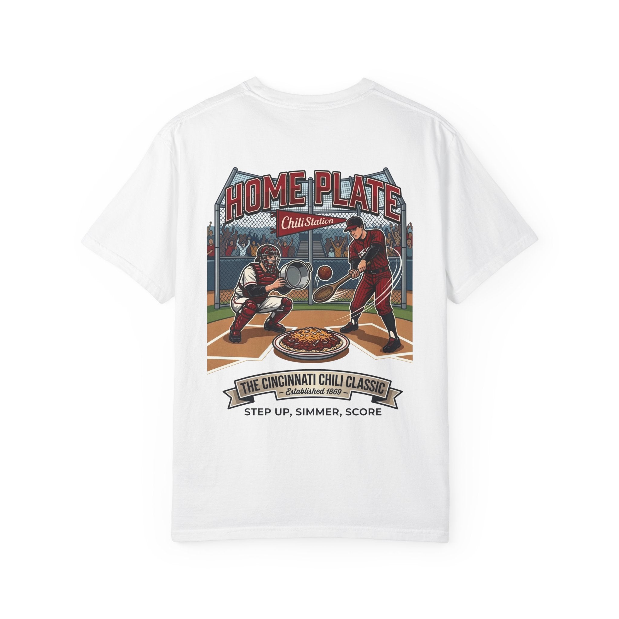 HOME PLATE — Cincinnati Chili Classic Baseball Tee | Bowl Games