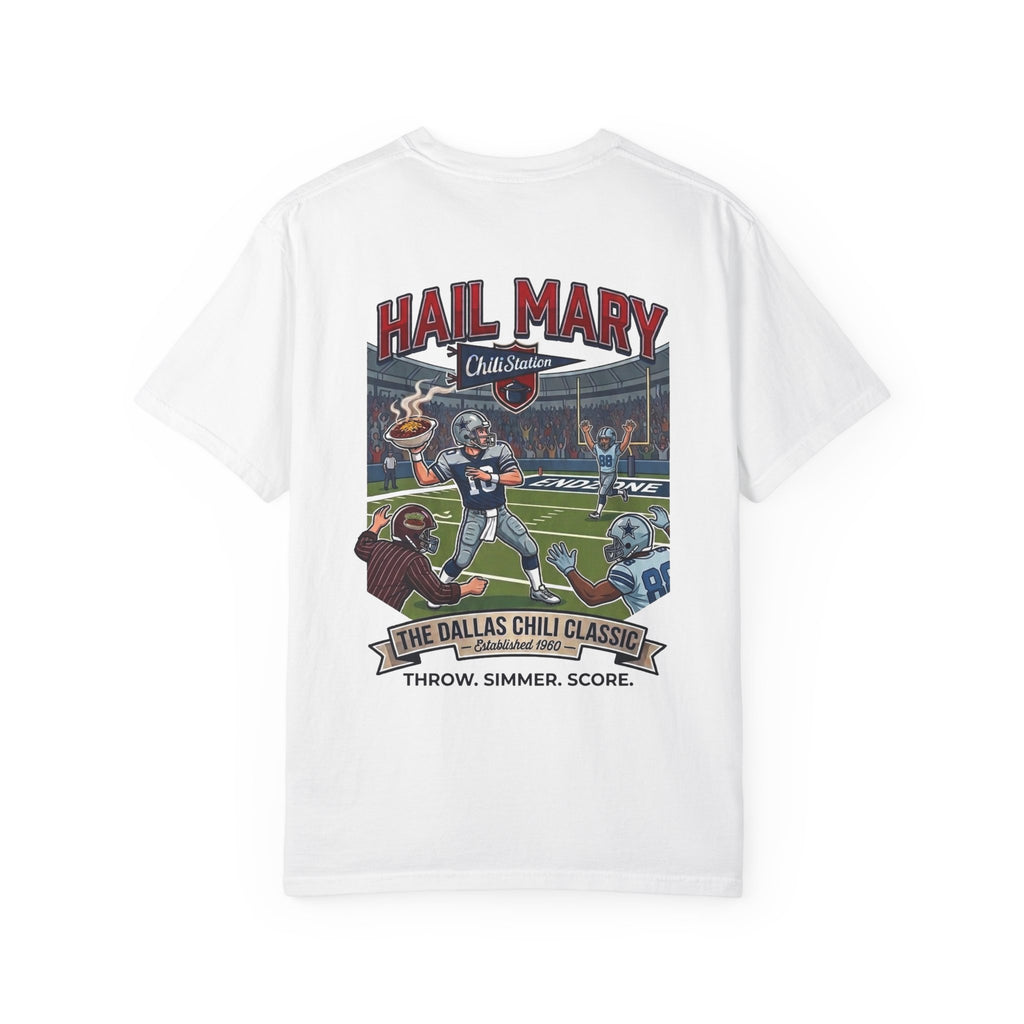 HAIL MARY — Dallas Chili Classic Football Tee | Bowl Games