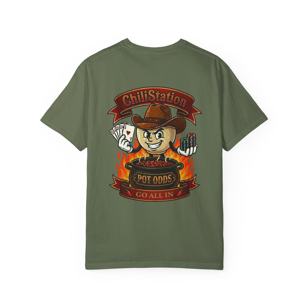 Chili Station 'Pot Odds - Go All In' Graphic T-Shirt