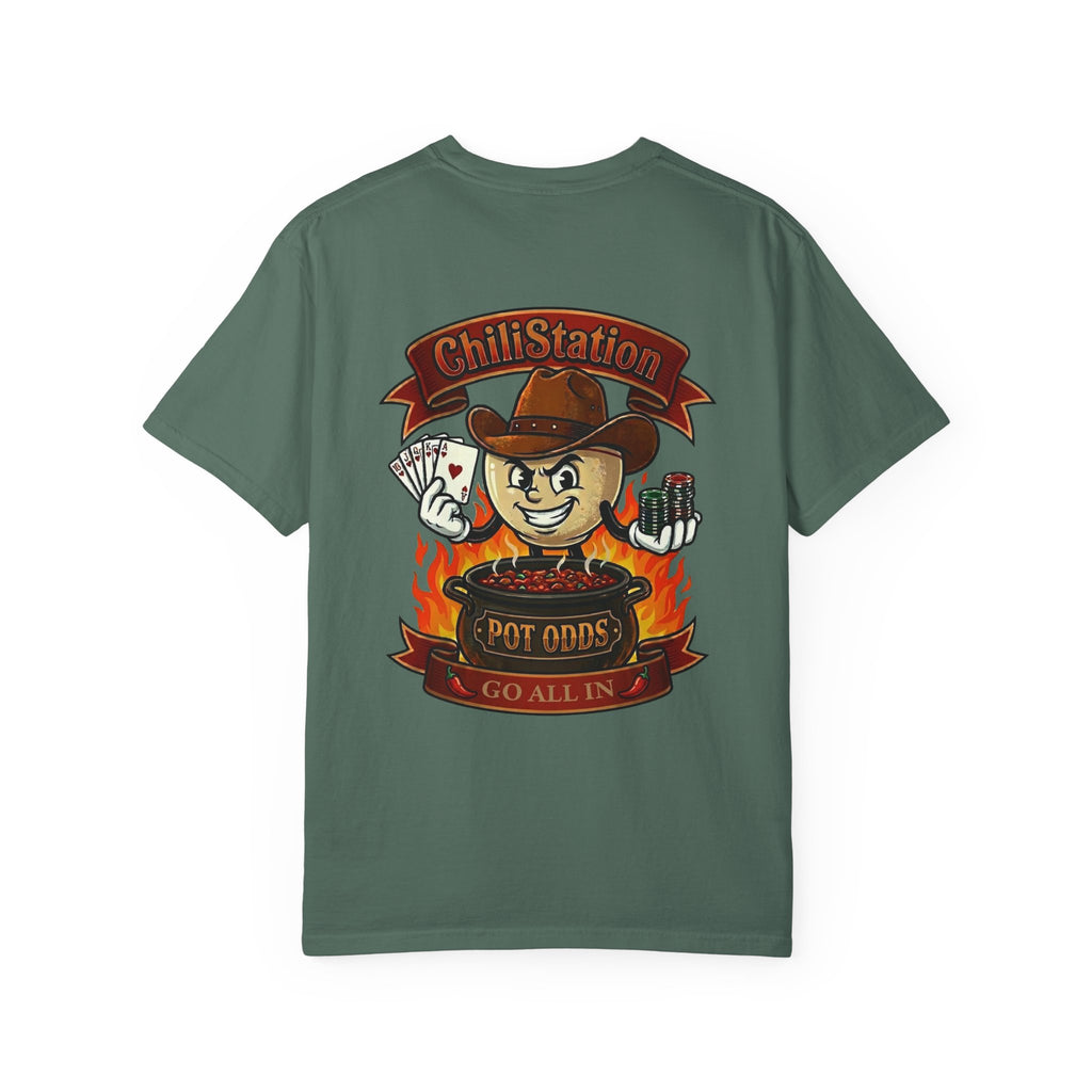Chili Station 'Pot Odds - Go All In' Graphic T-Shirt