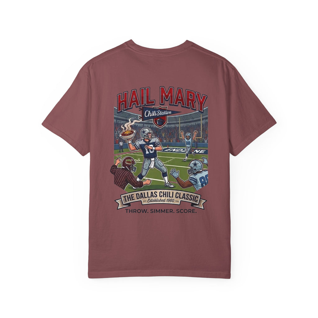 HAIL MARY — Dallas Chili Classic Football Tee | Bowl Games