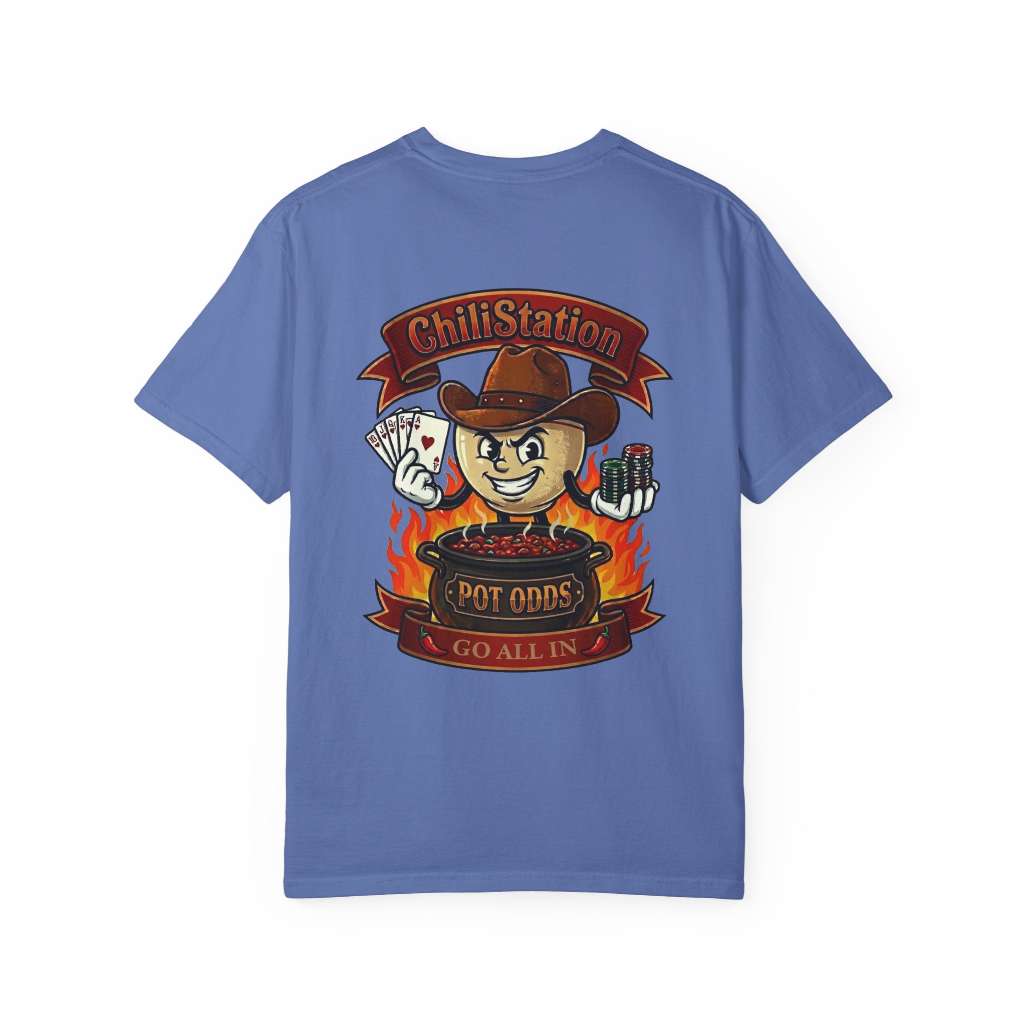 Chili Station 'Pot Odds - Go All In' Graphic T-Shirt