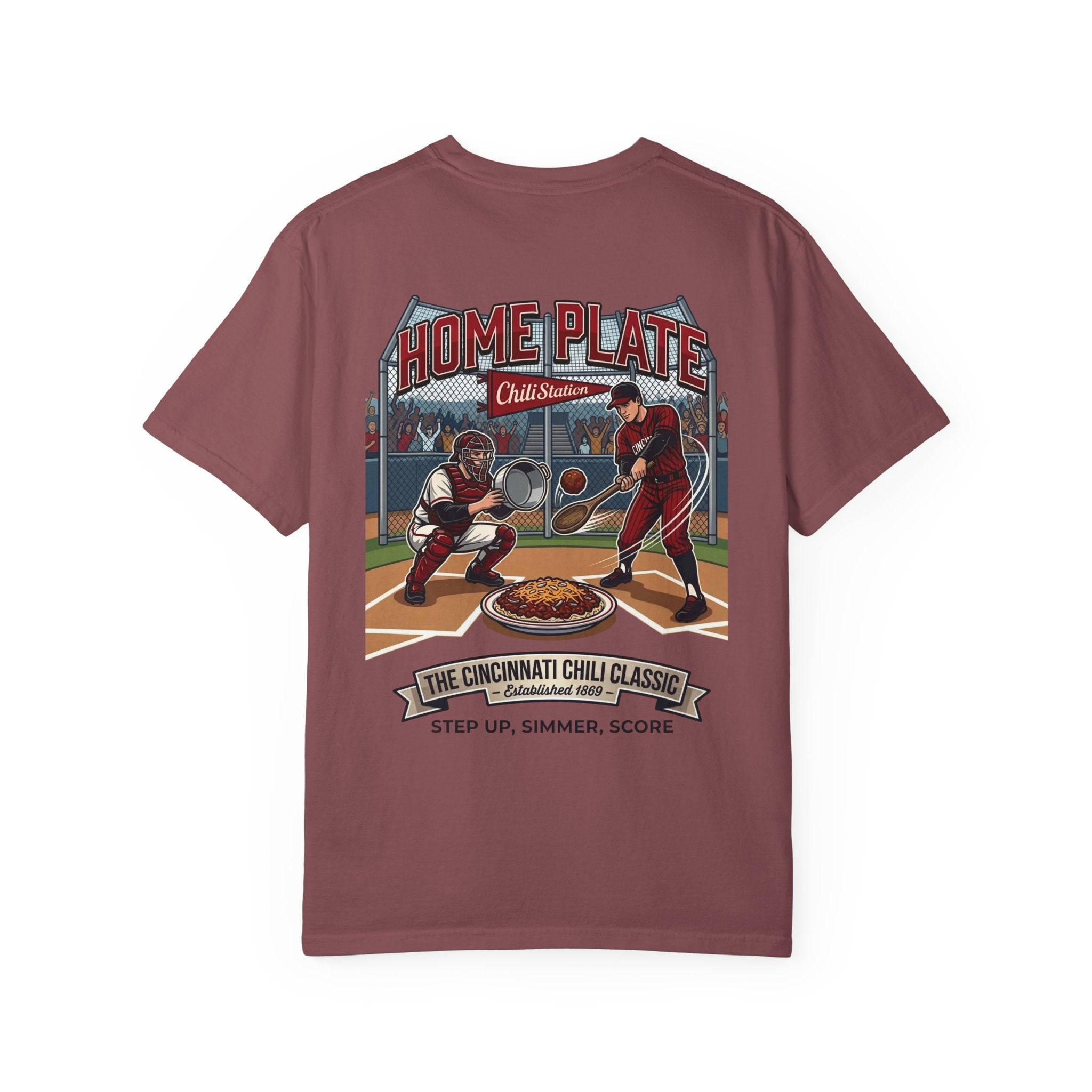HOME PLATE — Cincinnati Chili Classic Baseball Tee | Bowl Games