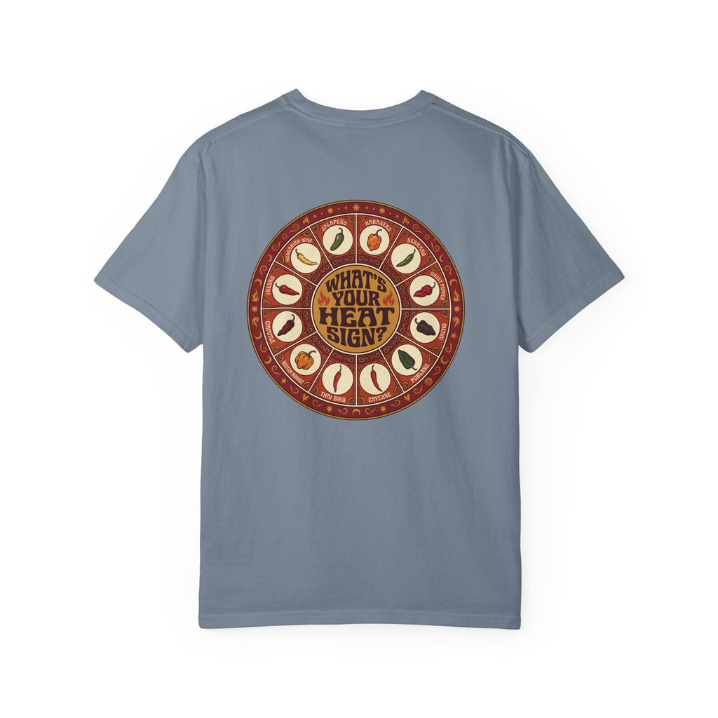 What's Your Heat Sign? T-Shirt | Pepper Zodiac Graphic Tee for Spice Lovers