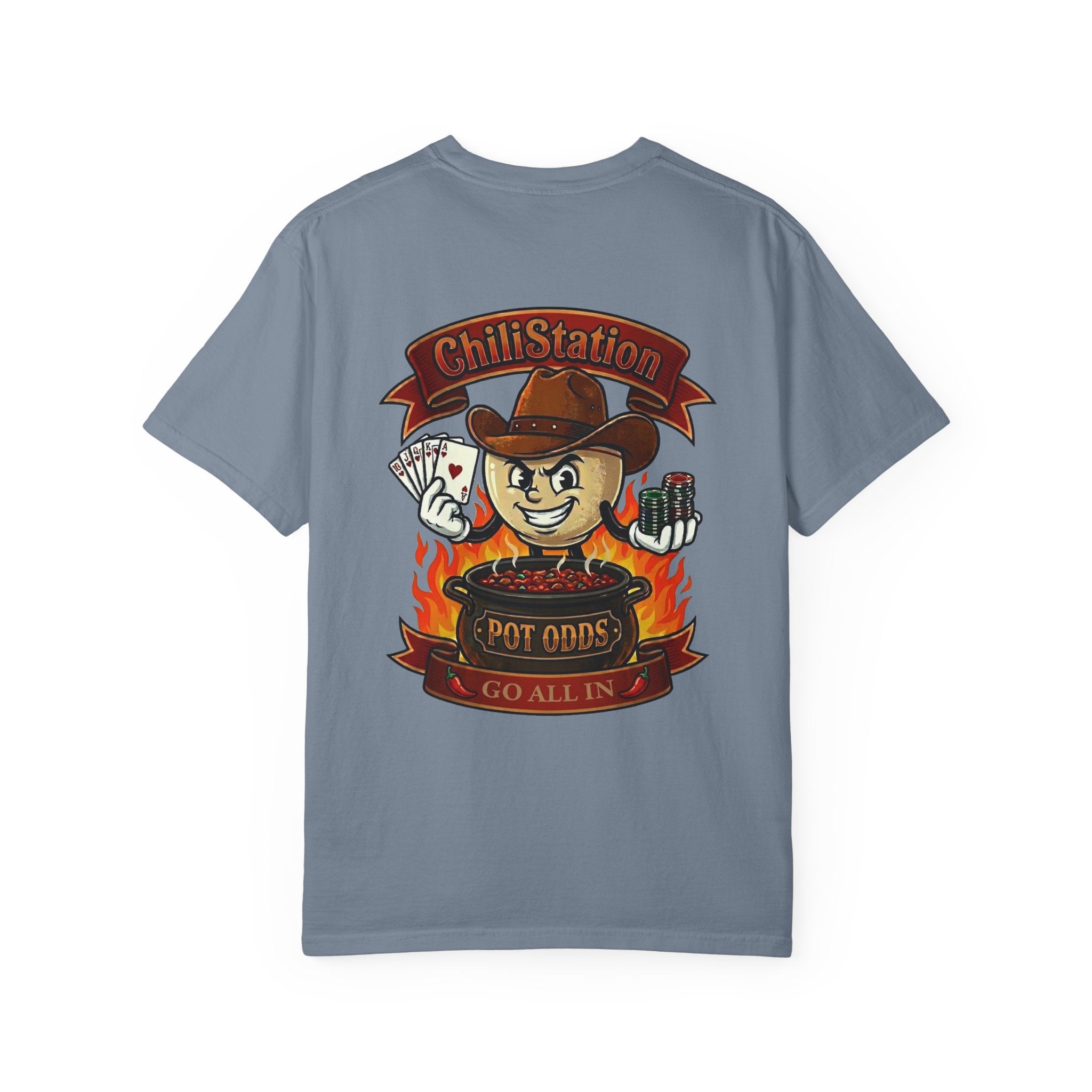 Chili Station 'Pot Odds - Go All In' Graphic T-Shirt