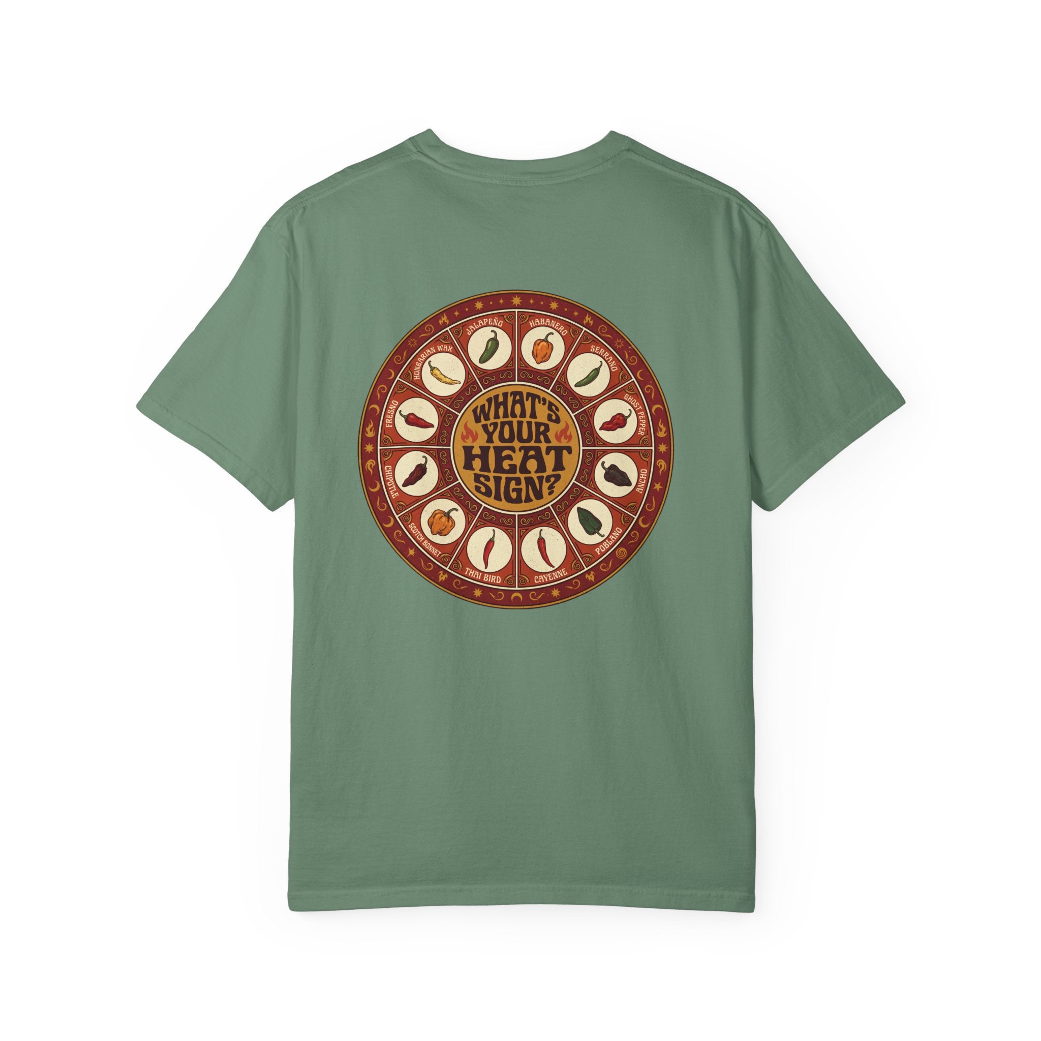 What's Your Heat Sign? T-Shirt | Pepper Zodiac Graphic Tee for Spice Lovers