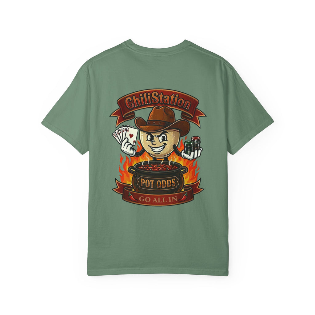 Chili Station 'Pot Odds - Go All In' Graphic T-Shirt