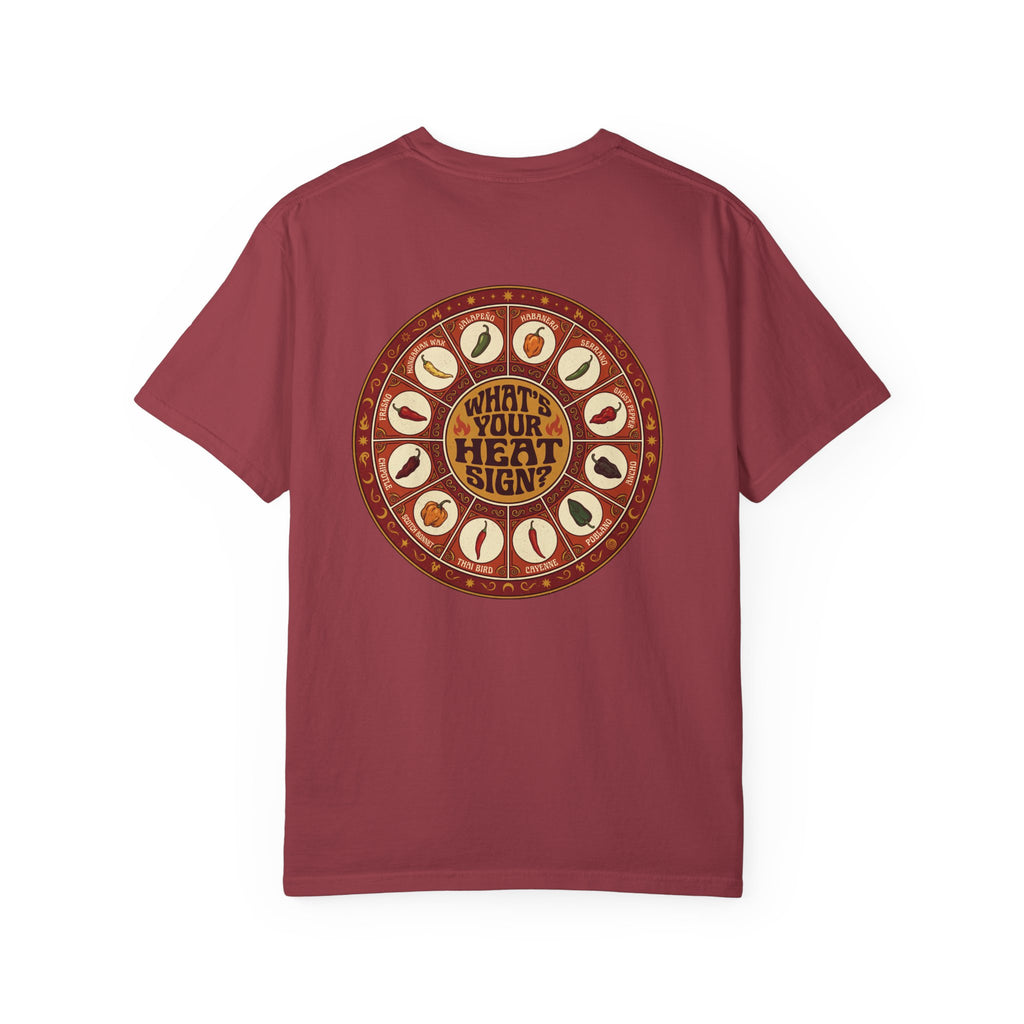 What's Your Heat Sign? T-Shirt | Pepper Zodiac Graphic Tee for Spice Lovers