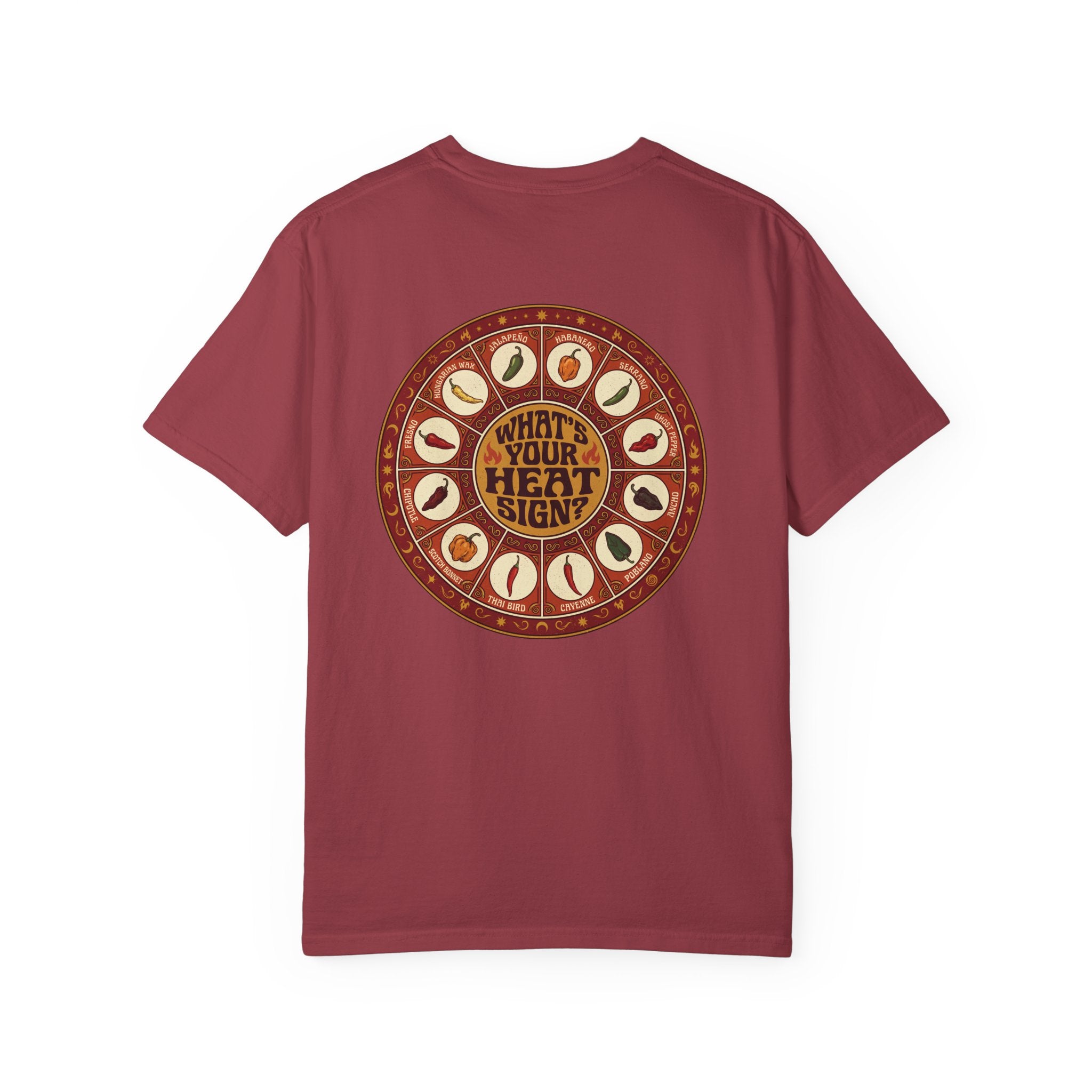 What's Your Heat Sign? T-Shirt | Pepper Zodiac Graphic Tee for Spice Lovers