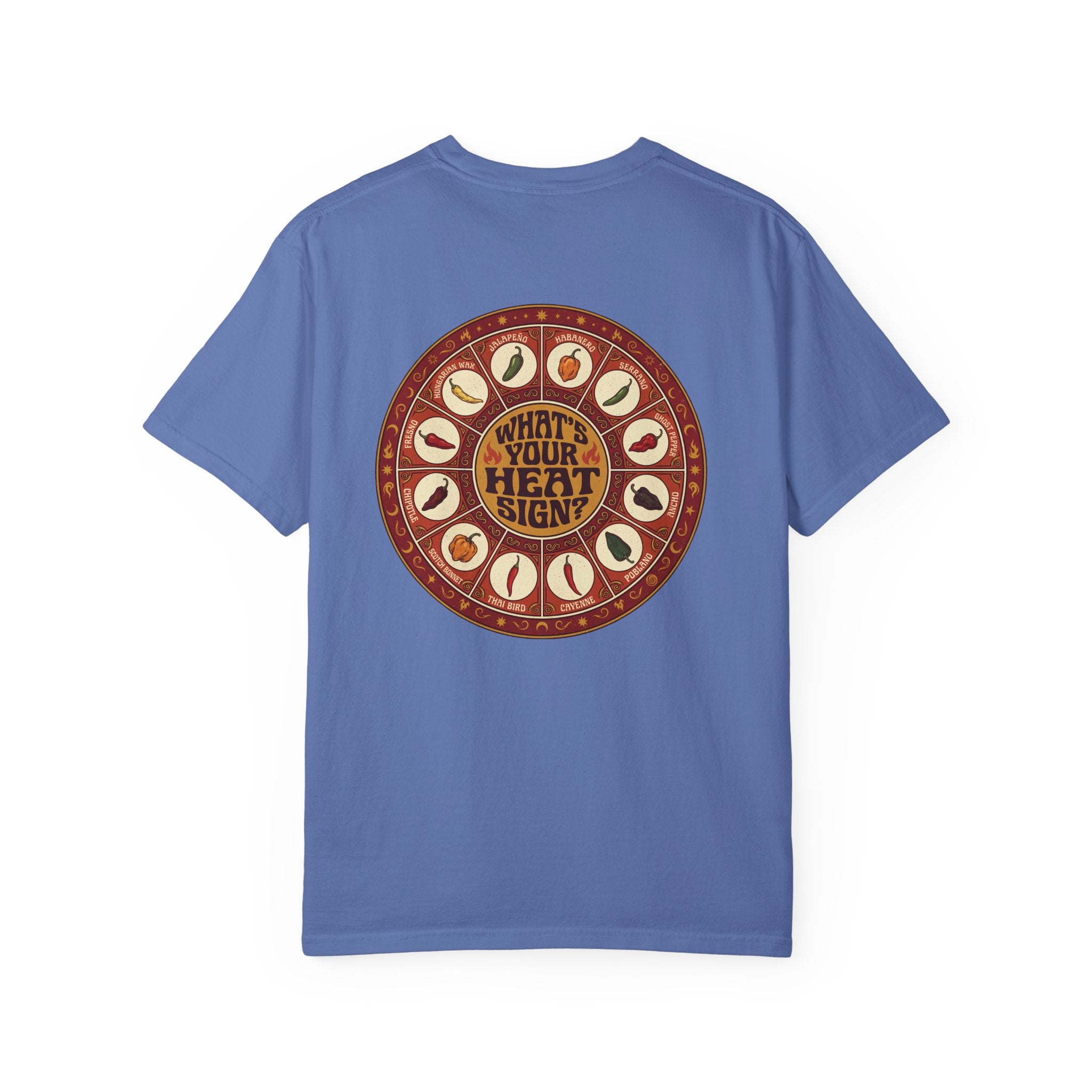 What's Your Heat Sign? T-Shirt | Pepper Zodiac Graphic Tee for Spice Lovers