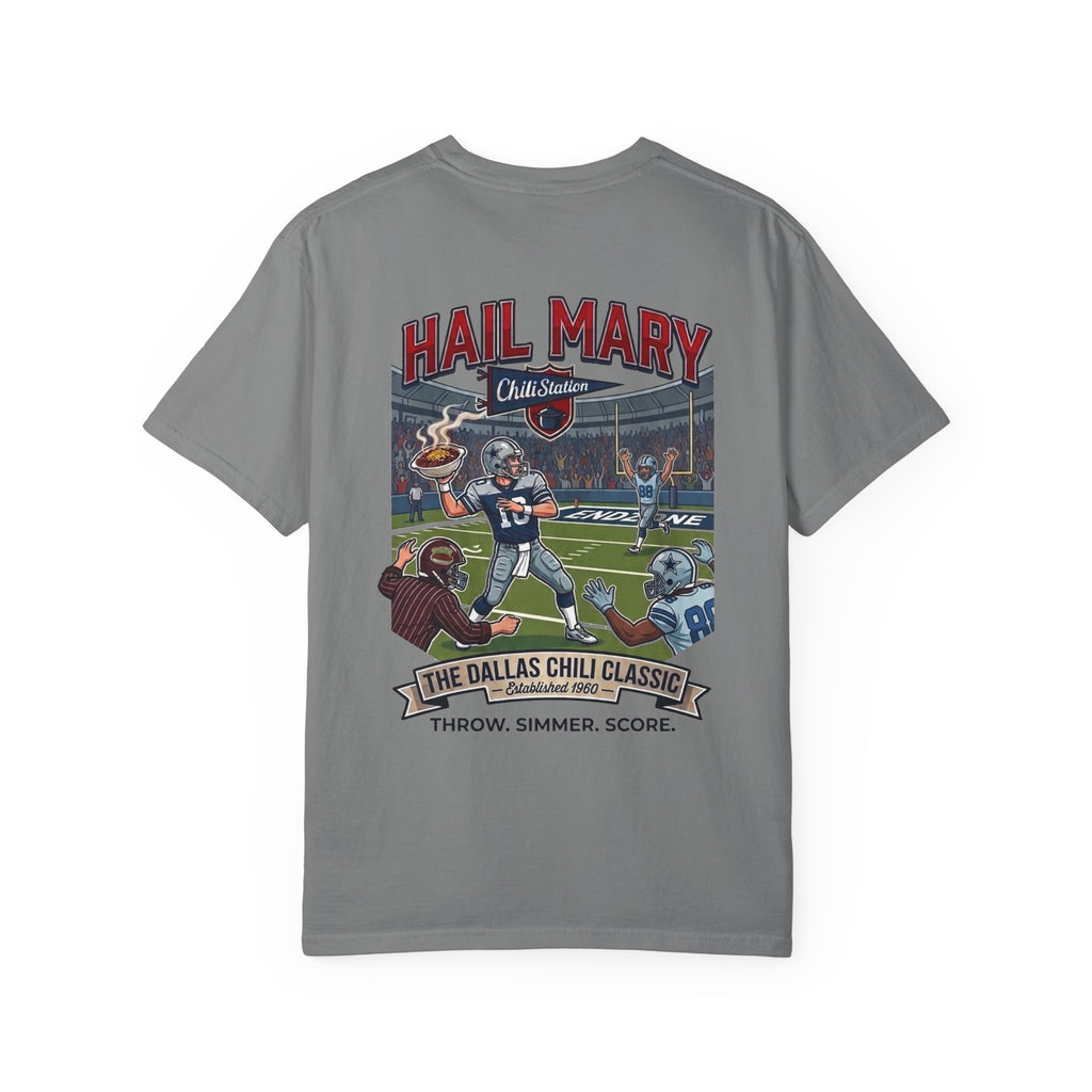 HAIL MARY — Dallas Chili Classic Football Tee | Bowl Games