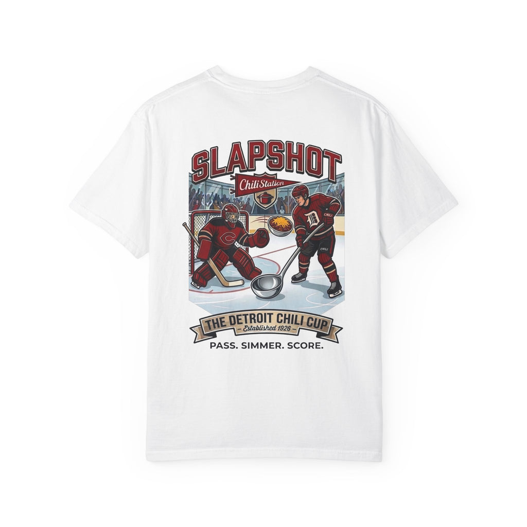 SLAPSHOT — Detroit Chili Cup Hockey Tee | Bowl Games