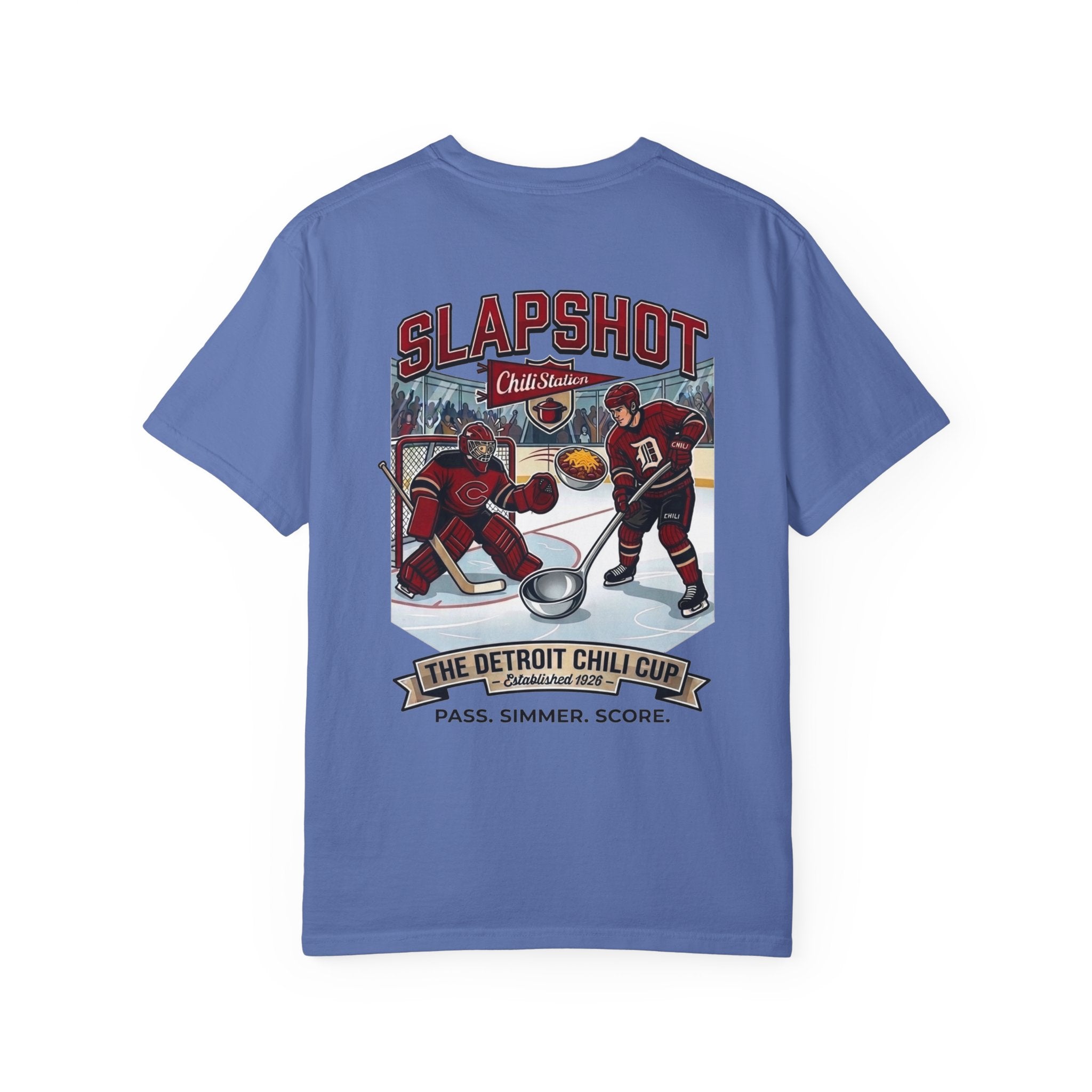 SLAPSHOT — Detroit Chili Cup Hockey Tee | Bowl Games