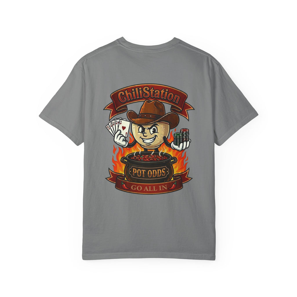 Chili Station 'Pot Odds - Go All In' Graphic T-Shirt