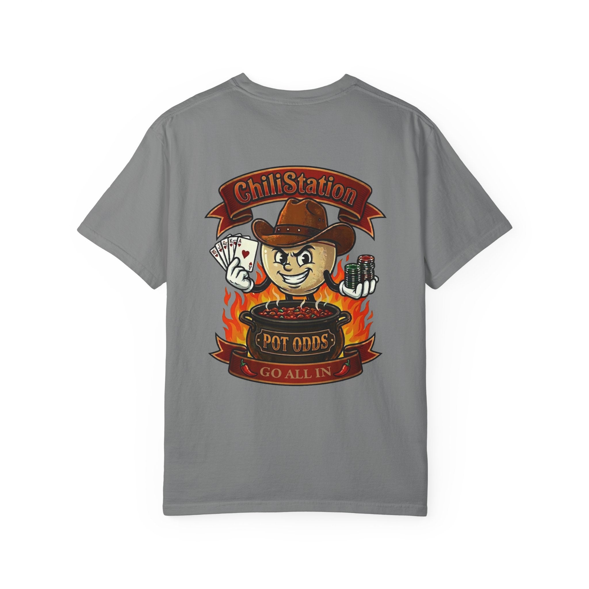 Chili Station 'Pot Odds - Go All In' Graphic T-Shirt