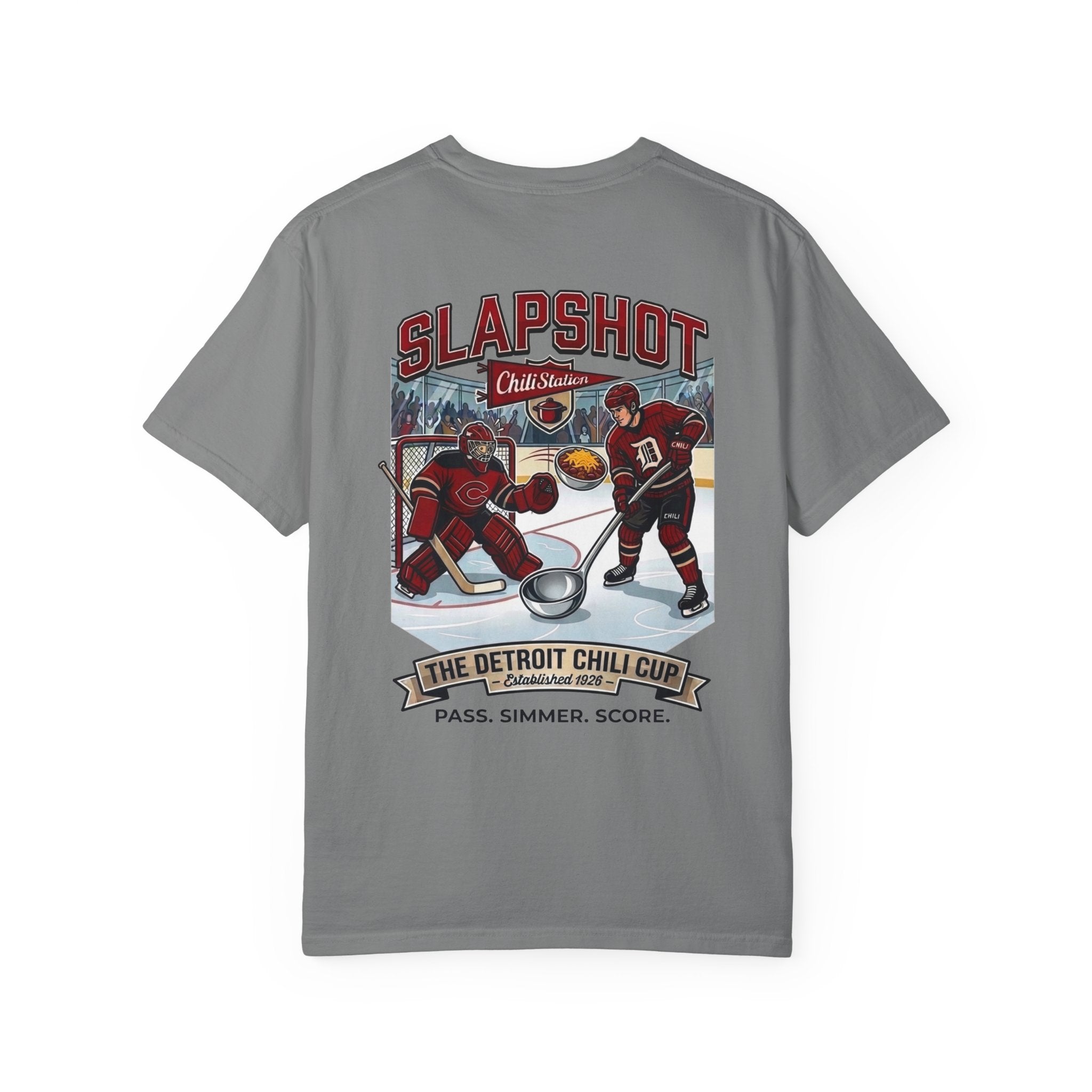 SLAPSHOT — Detroit Chili Cup Hockey Tee | Bowl Games