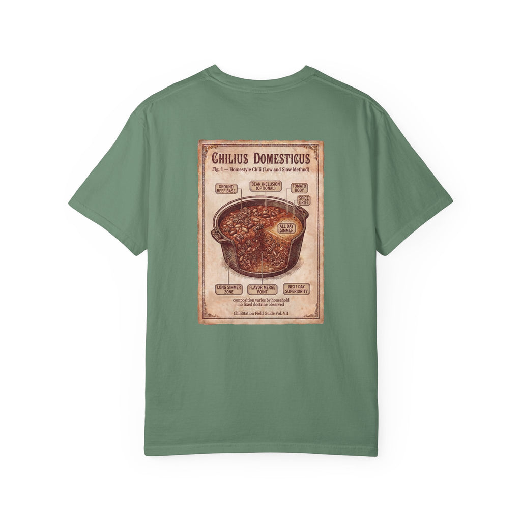 Chili Recipe T-Shirt | Beans, beef, tomatoes — and time.