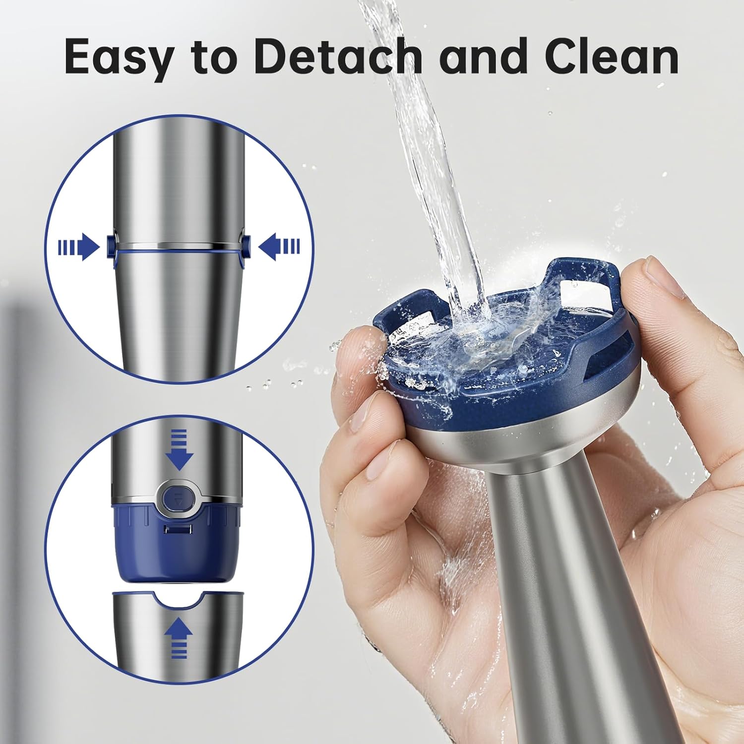 Turelar Immersion Blender Handheld Corded Hand Blenders Set 1100W, Trigger Variable Speed 5 in 1 Stick Emulsifier with Chopper, Whisk and Frother for Soup, Baby Food and Smoothies,Black