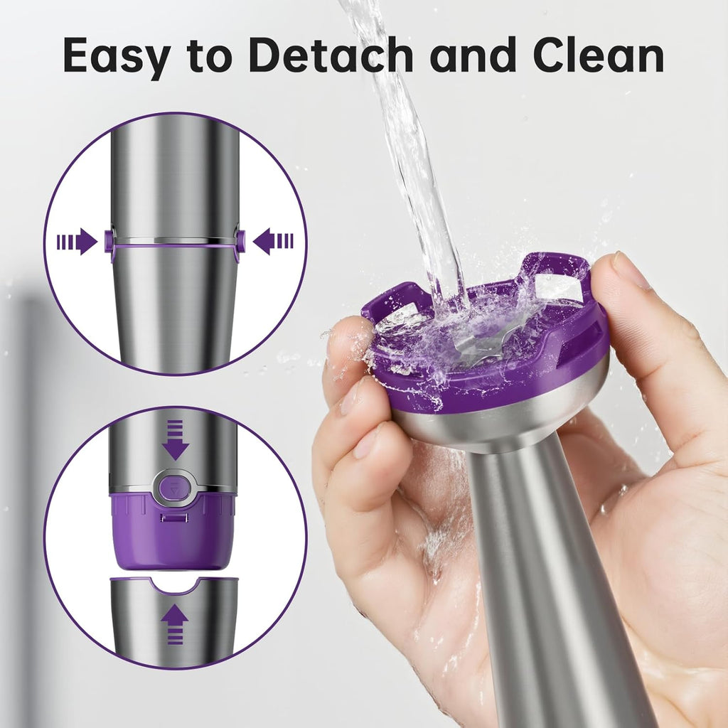 Turelar Immersion Blender Handheld Corded Hand Blenders Set 1100W, Trigger Variable Speed 5 in 1 Stick Emulsifier with Chopper, Whisk and Frother for Soup, Baby Food and Smoothies,Black