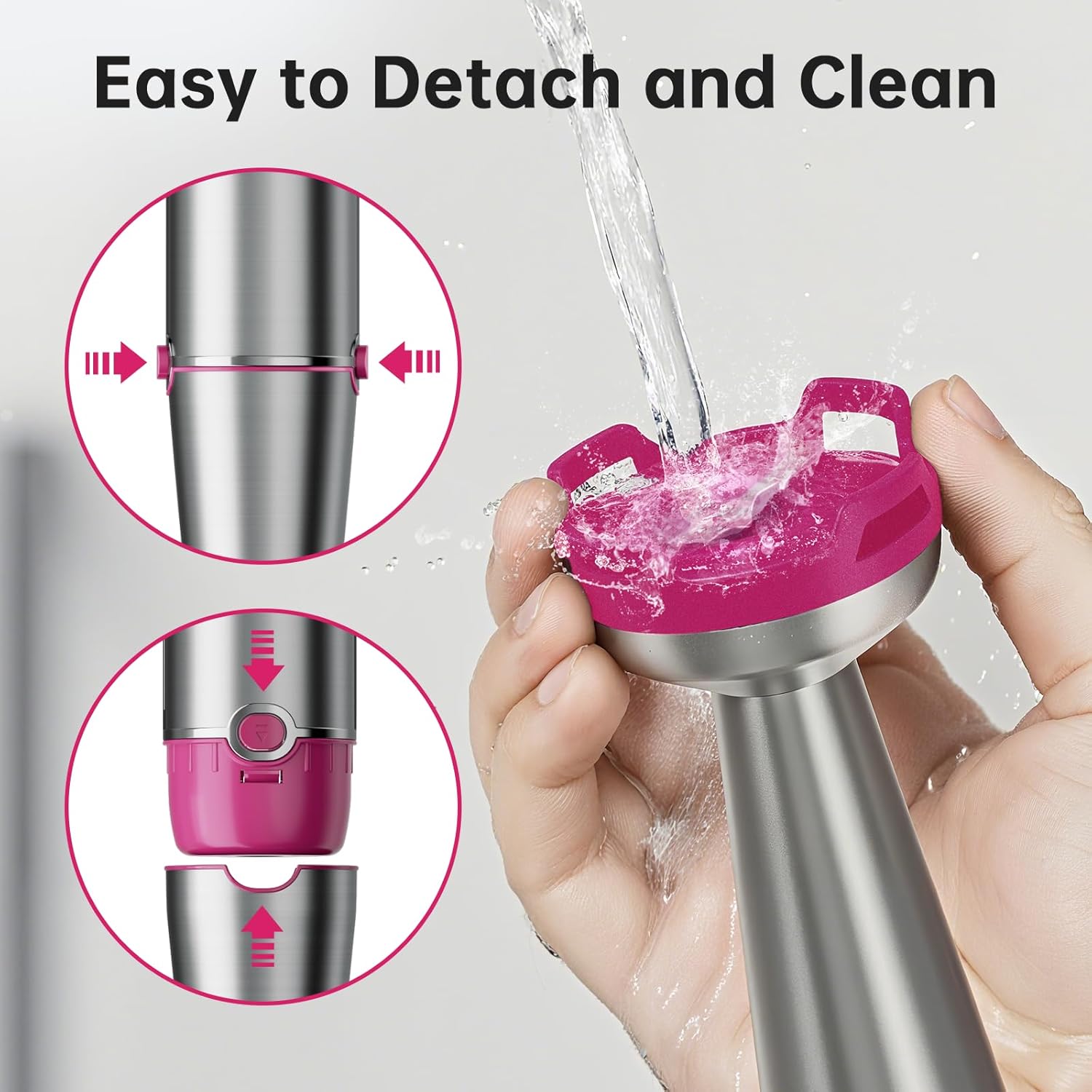 Turelar Immersion Blender Handheld Corded Hand Blenders Set 1100W, Trigger Variable Speed 5 in 1 Stick Emulsifier with Chopper, Whisk and Frother for Soup, Baby Food and Smoothies,Black