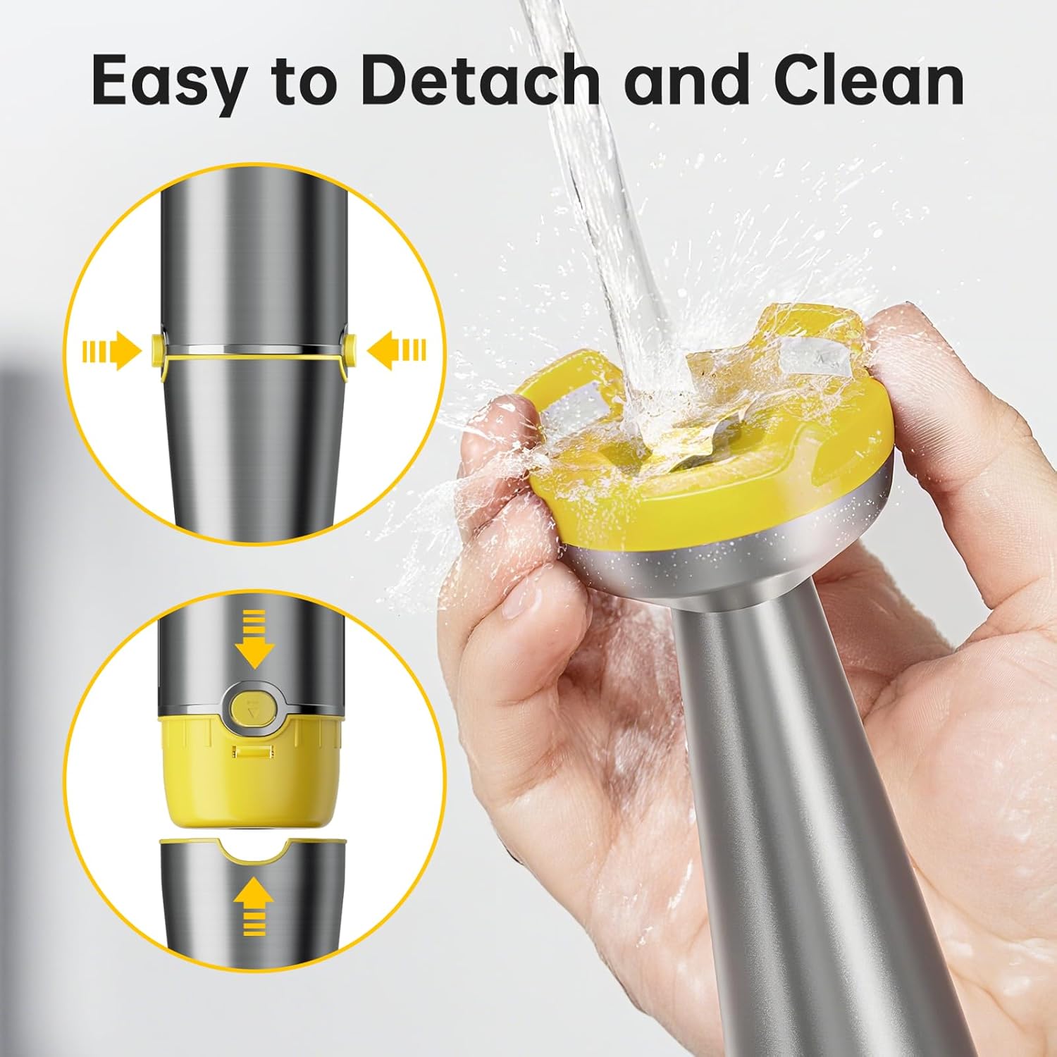 Turelar Immersion Blender Handheld Corded Hand Blenders Set 1100W, Trigger Variable Speed 5 in 1 Stick Emulsifier with Chopper, Whisk and Frother for Soup, Baby Food and Smoothies,Black