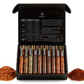 Premium Crushed Red Pepper Flakes Variety Pack - 10 Dried Chili Peppers from Mild to World's Hottest | Ghost Pepper, Carolina Reaper, Habanero, Cayenne, Chipotle (and more) Flakes Set