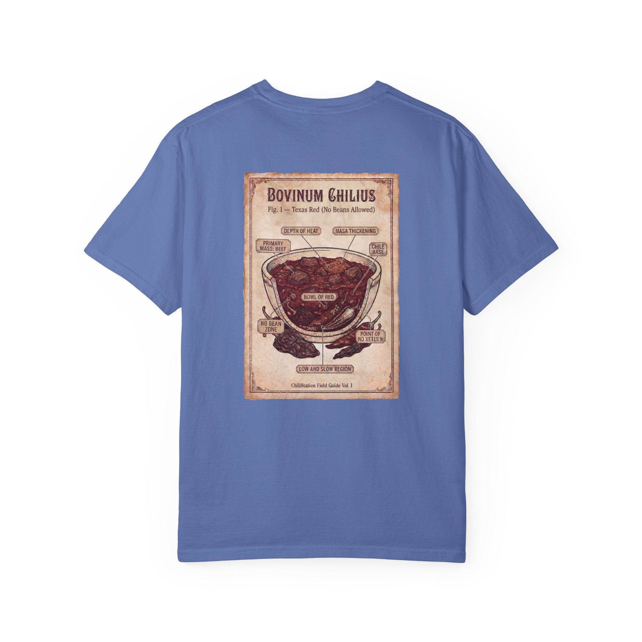 Vintage Butcher Chart T-Shirt — 'Bovinum Chilius'