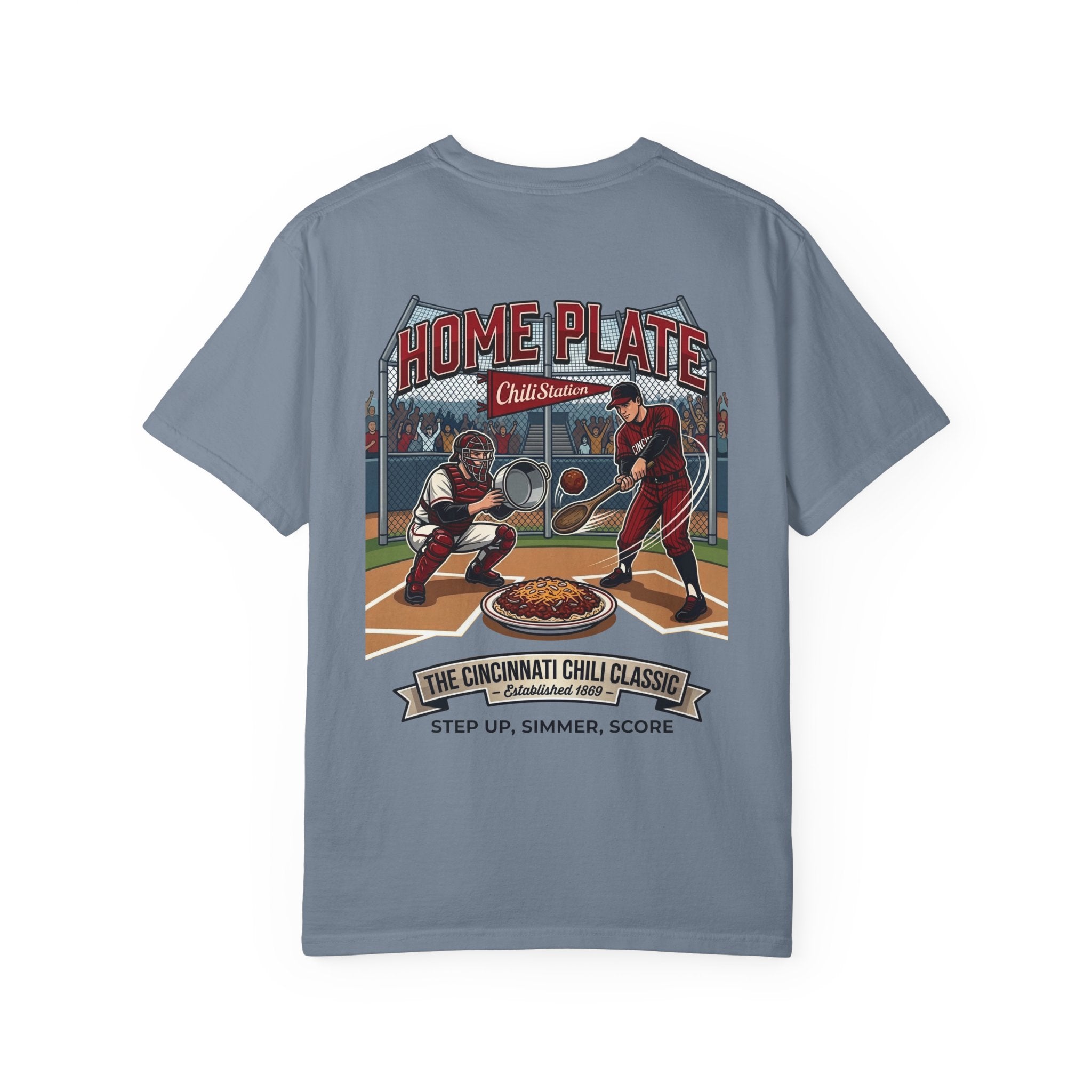 HOME PLATE — Cincinnati Chili Classic Baseball Tee | Bowl Games